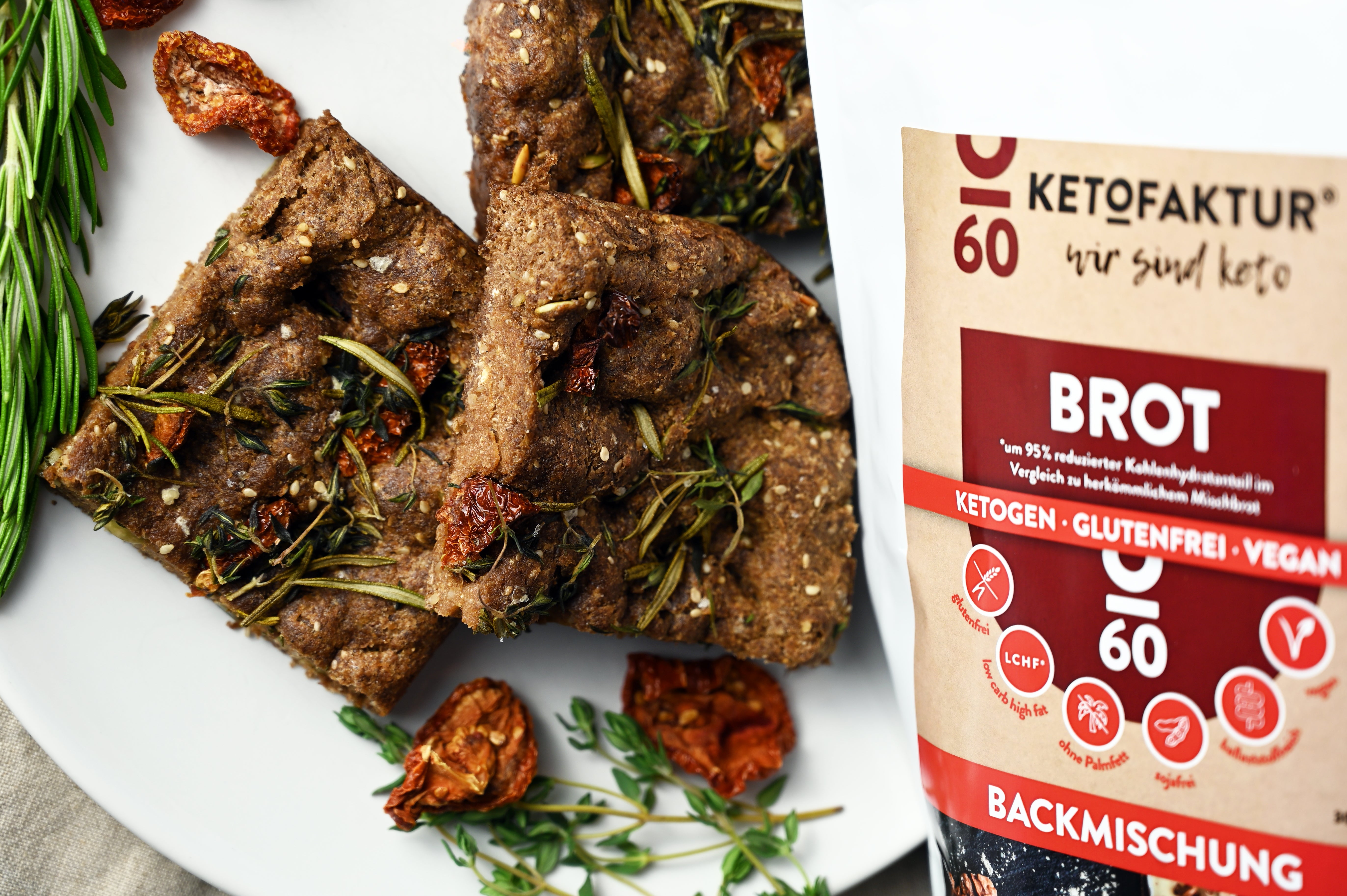 FOCACCIA aus BACKMISCHUNG No60. - KETOFAKTUR®