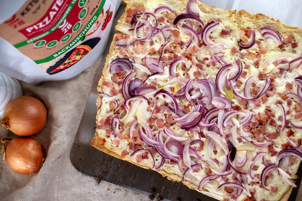 ELSÄSSER FLAMMKUCHEN aus PIZZA BACKMISCHUNG No28
