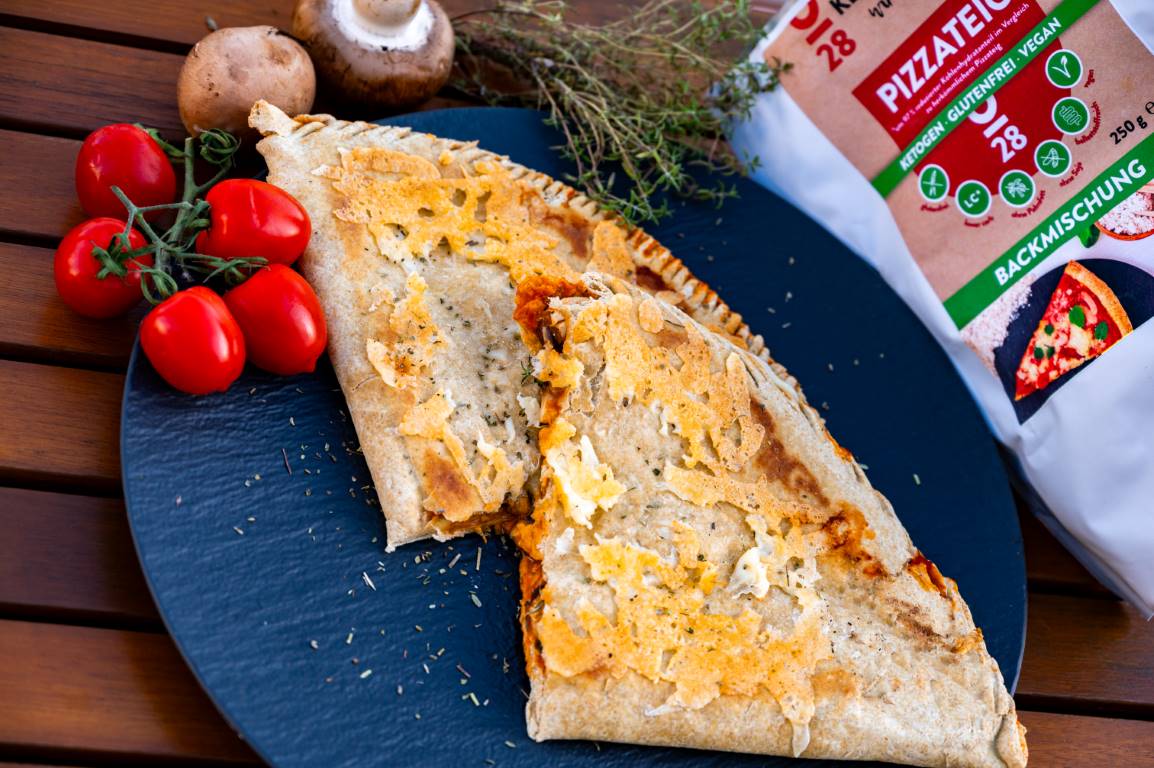 CALZONE PIZZA mit PIZZA-BACKMISCHUNG No28