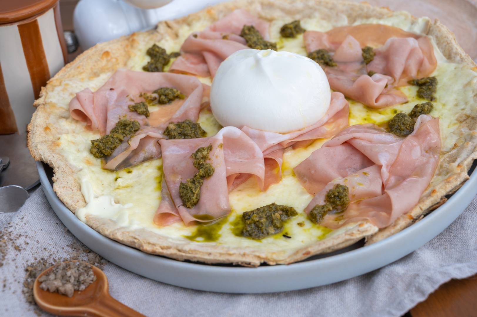 FIOR DI LATTE PIZZA mit Backmischung PIZZATEIG No28