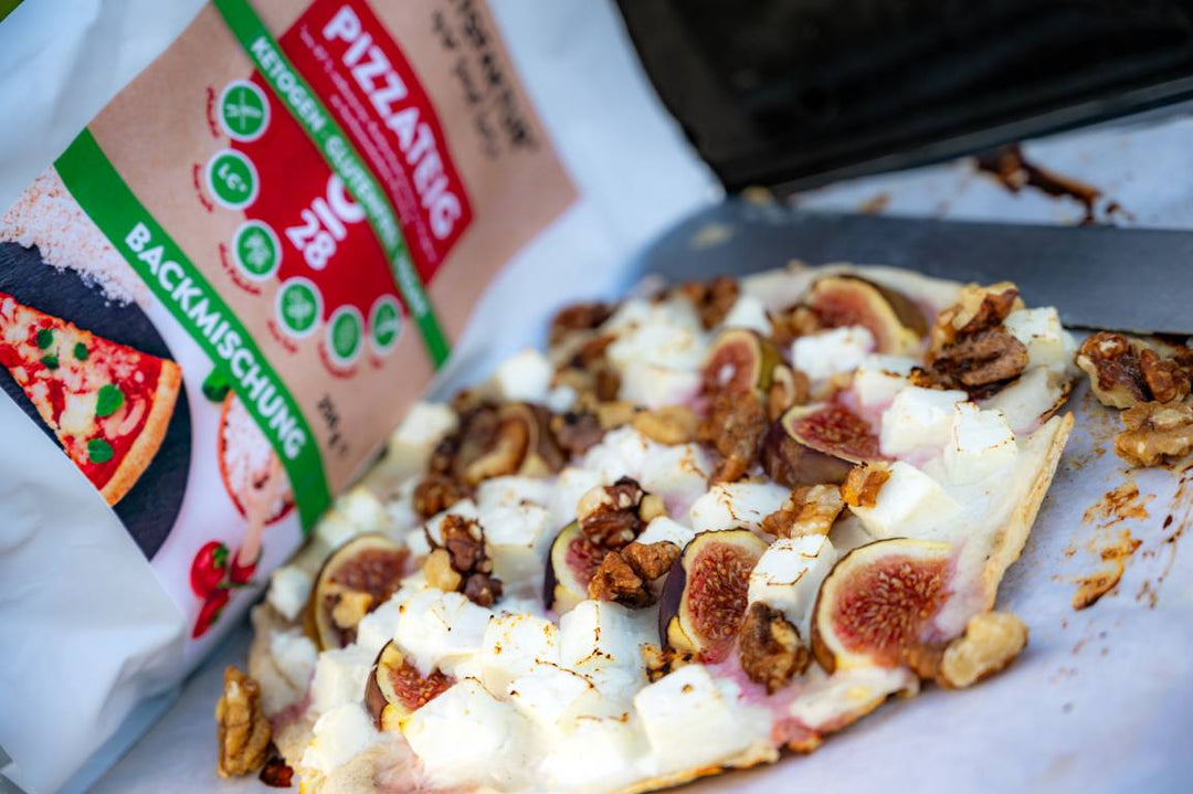 FETA-FLAMMKUCHEN mit Backmischung PIZZATEIG No28