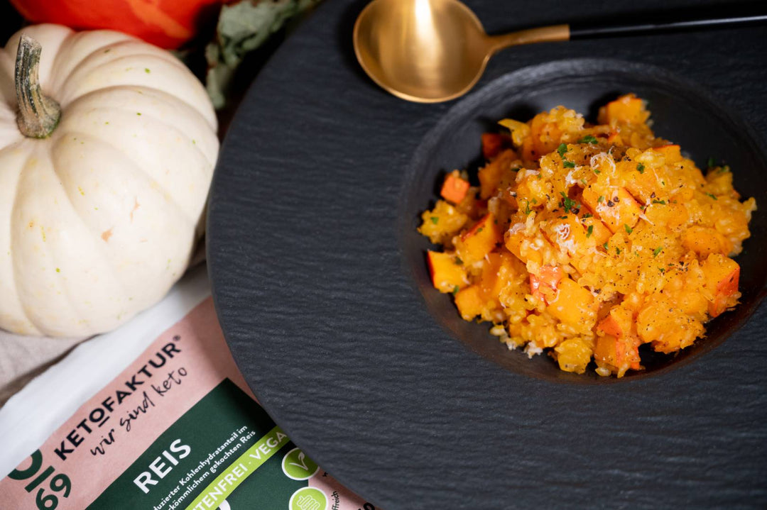 KÜRBIS-RISOTTO mit KETO-REIS No69