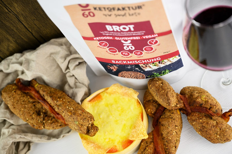 SPECK-BROT-STICKS aus Backmischung BROT No25