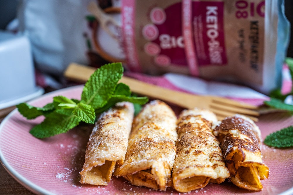 TOPFENPFANNKUCHEN mit KETO-SÜSSE No08