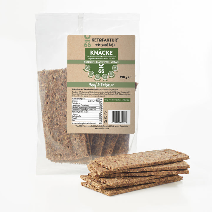 Knäckebrot - HANF & KRÄUTER