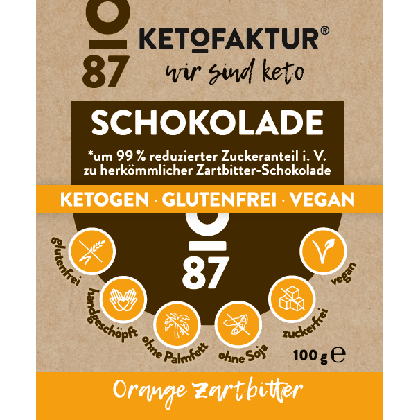 Schokolade - ORANGE ZARTBITTER