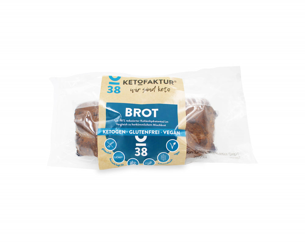 Low Carb Brot Verpackung von vorne